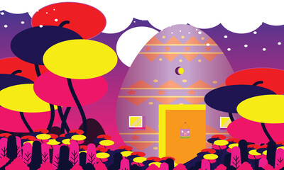 Bunny Home scenery
Color Mode : CMYK
Dimension :118 cm X 84 cm, Bleed : 0.25in
Portfolio link : https://dribbble.com/Porshianowrin