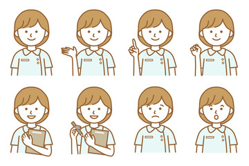 女性 医療 エステ 整体 人物 イラスト ベクター AI 素材