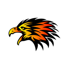 eagle vector sketch .. Tribal art tattoo .. t-shirt design ..