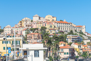 Fototapeta premium Landscape of the historic center of Imperia
