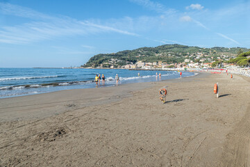 The beach of Diano Marina