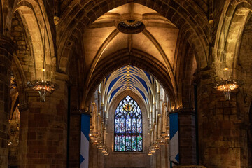 Obraz premium interior of the cathedral of st john the baptist