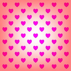 Hearts for Valentine's Day. A postcard with hearts for February 14. Background for scrapbooking, albums, advertising, printing, websites, mobile screensavers, bloggers.