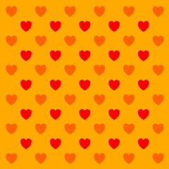 Hearts for Valentine's Day. A postcard with hearts for February 14. Background for scrapbooking, albums, advertising, printing, websites, mobile screensavers, bloggers.