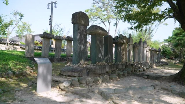 Namwon, South Korea - Oct 2021 : Gwanghanru in Namwon, South Korea