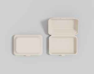 Eco-friendly square food package