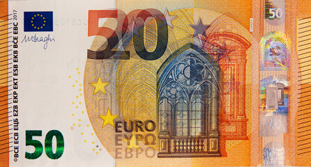 abstract background from euro banknotes, The concept of business, finance, wealth and prosperity