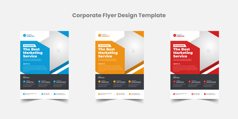 Creative Corporate Flyer Design Template 