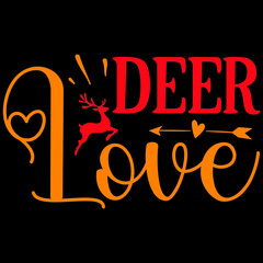 DEER LOVE SVG DESIGN VECTOR FILE