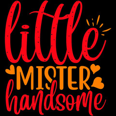LITTLE MISTER HANDSOME SVG DESIGN VECTOR FILE