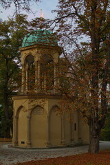 Fototapeta na wymiar Chapel of the Holy Sepulchre on the hill Petrin in Prague,Czech Republic,Europe,Central Europe 