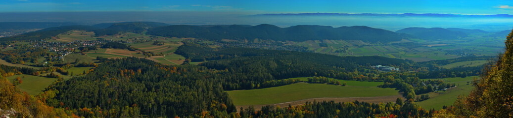 Fototapeta na wymiar View from Hohe Wand, Lower Austria, Austria, Europe 