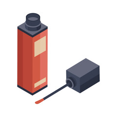 Vial With Brush Composition