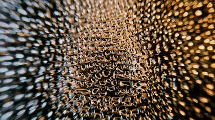 Ice texture in macro photography