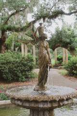 Beautiful garden statue