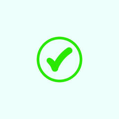 green check mark button