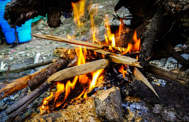 wooden fire image hd cold session