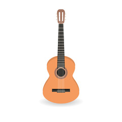Obraz premium Guitar classical . Vector illustration.