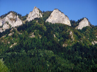 Fototapeta na wymiar Trzy Korony Mountain, Pieniny Mountains, Poland