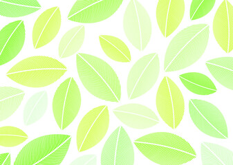 葉柄の背景素材