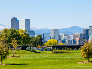 Denver Colorado. Mile High City. Rocky Mountains.