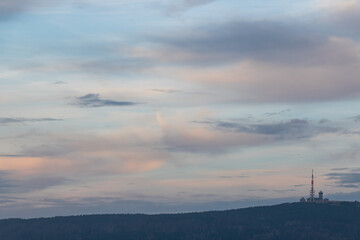 Bergpanorama mit Brockengipfel