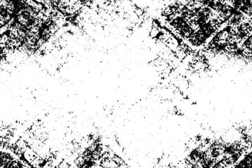Dirty black and white grunge background. Abstract black spots on white