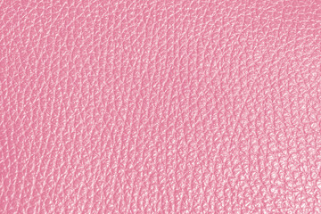 genuine leather of pink color. Natural textured leather background