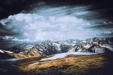 Widok na polskie tatry - widok na góry - piękny krajobraz