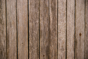 Brown or gray wood texture. Abstract background. rustic background of old wooden boards with holes and nails.