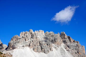 Scenic landscape in the Dolomites, Italy, Europe