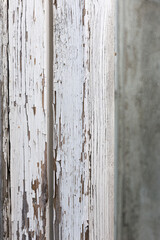 The old white grey wooden texture vintage or dirty