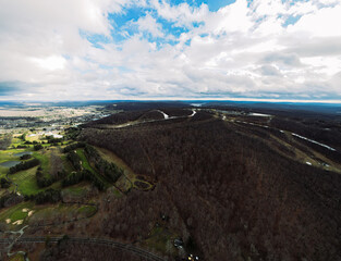 view from the top of the mountain - deep creek Maryland