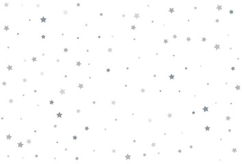 Christmas wrapper with silver stars. Silver star Celebration Confetti.