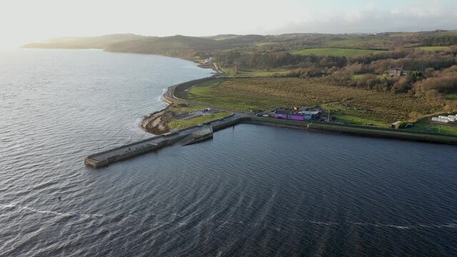 The pier in Mountcharles in County Donegal - Ireland.