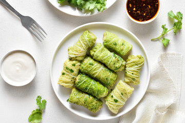 Stuffed cabbage rolls