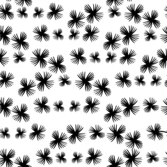 Gardinen Volles nahtloses abstraktes Blumenmuster in der Vektorillustration für Modetextilgewebe-Druckhintergrund © MSK Design
