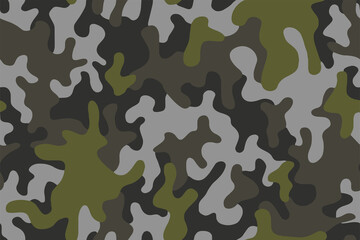Full seamless camouflage texture skin pattern vector for military textile. Usable for Jacket Pants Shirt and Shorts. Army camo masking design for hunting fabric print and wallpaper. 