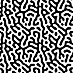 Full seamless black and white geometric texture pattern for decor and textile fabric printing. Abstract multipurpose model design for fashion and home design.