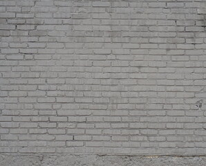 Gray Brick Wall as Background