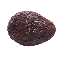  SIngle avocado fruit isolated over white background
