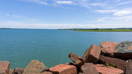 view of the river parana