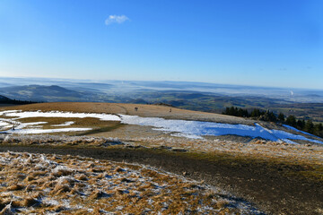 Blick von der Wasserkuppe in die hessische Rhön