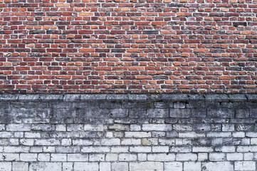  Vintage brick and stone wall surface background