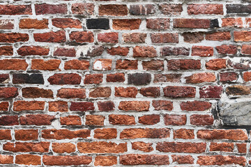 Fototapeta premium Decay brick wall surface background
