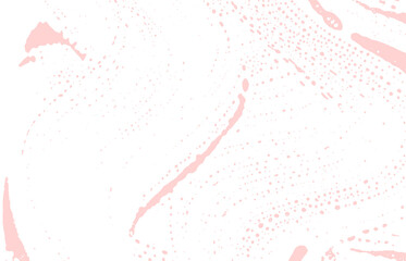 Grunge texture. Distress pink rough trace. Favorab