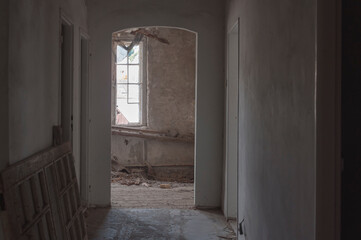 Old abandoned villa in Bratislava; Slovakia