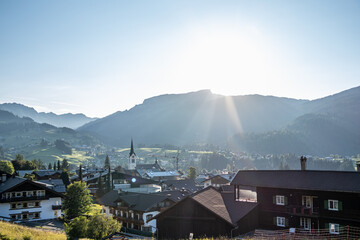 Blick in das Kleinwalsertal
