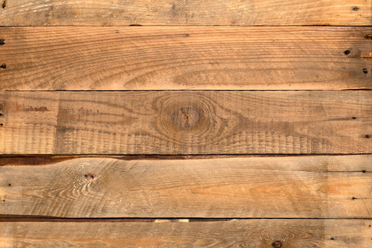 Hard oak wood pallet board background texture.