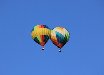 hot air balloon against the sky
